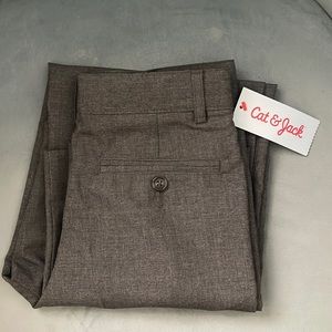 Cat & Jack Boys Grey Dress Pants Size 12